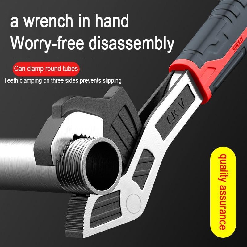 Multifunctional Self-locking Wrench,Multi-model Pipe Flexible Wrench