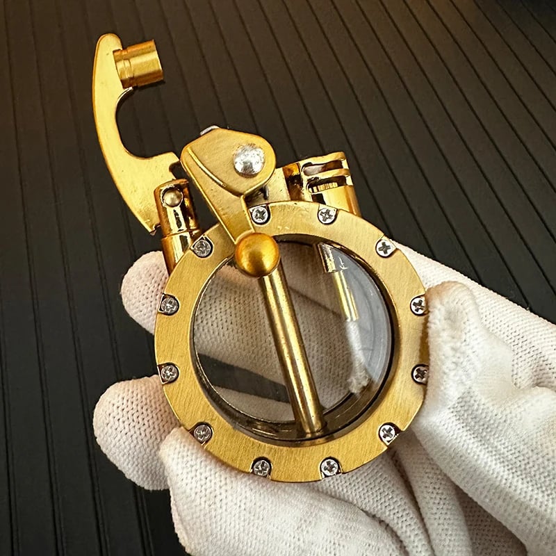 🔥HOT SALE NOW 68% OFF 🎁 - DIY Retro Metal Rocker Kerosene Windproof Lighter
