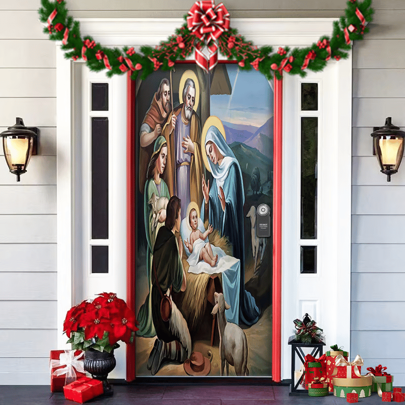 🎄🎁 2024 Christmas Front Door Decoration