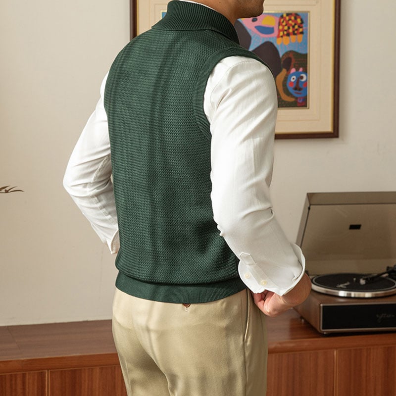 Collar Knitted Vest (Buy 2 Free Shipping)