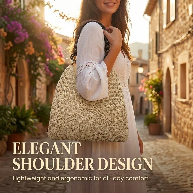 Straw Shoulder Bag