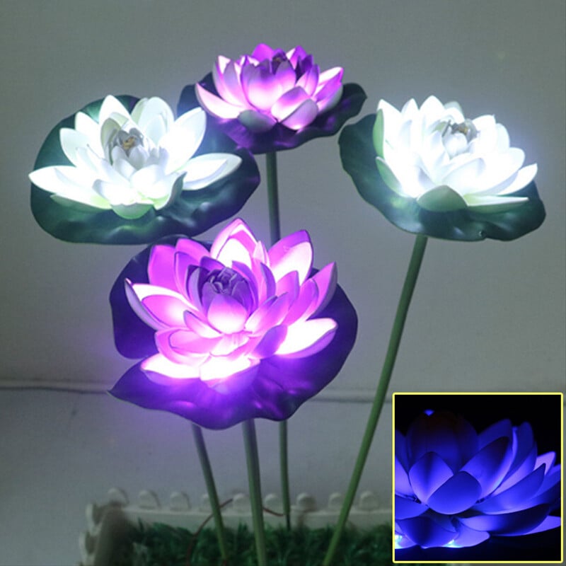 🌻Waterproof Solar Garden Lotus Light