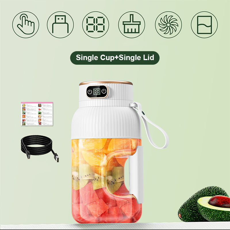 🔥 Hot Sale ❄️Multifunctional Portable Juicer Cup With Digital Display