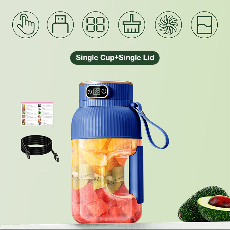 🔥 Hot Sale ❄️Multifunctional Portable Juicer Cup With Digital Display
