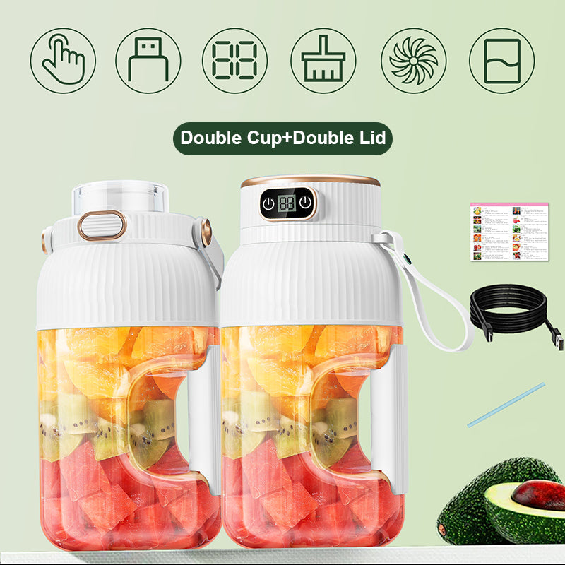 🔥 Hot Sale ❄️Multifunctional Portable Juicer Cup With Digital Display