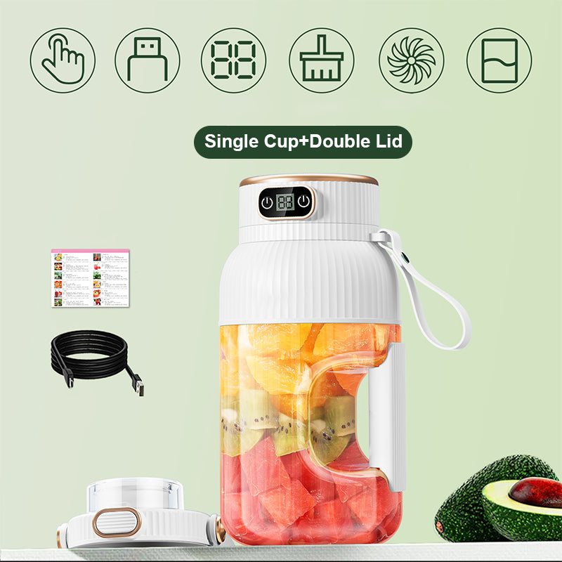 🔥 Hot Sale ❄️Multifunctional Portable Juicer Cup With Digital Display