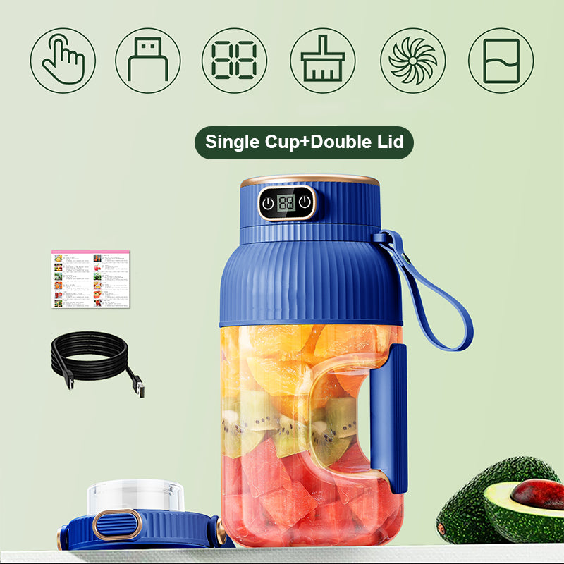 🔥 Hot Sale ❄️Multifunctional Portable Juicer Cup With Digital Display