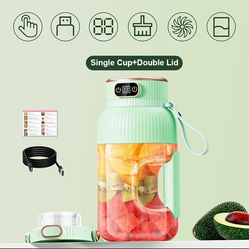 🔥 Hot Sale ❄️Multifunctional Portable Juicer Cup With Digital Display