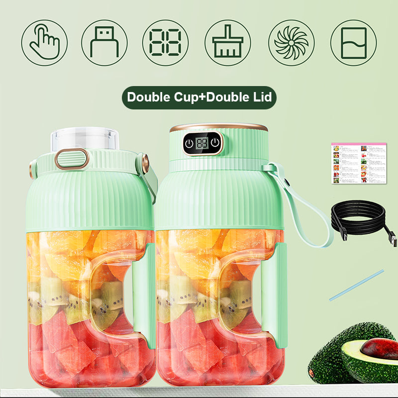 🔥 Hot Sale ❄️Multifunctional Portable Juicer Cup With Digital Display