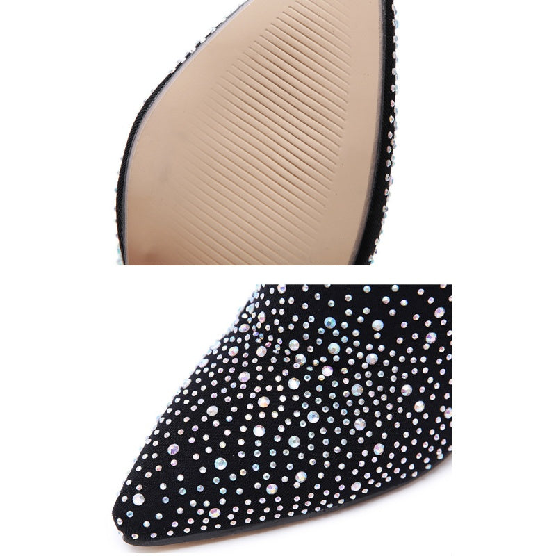 💎✨Women’s Sparkly Faux Diamonds Over-the-Knee Boots