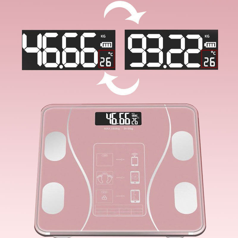 ❤️Smart Body Fat Scale – Know your numbers, track your health! Measures weight & body fat easily. Large display, auto-on. Your wellness companion. 🩺📊