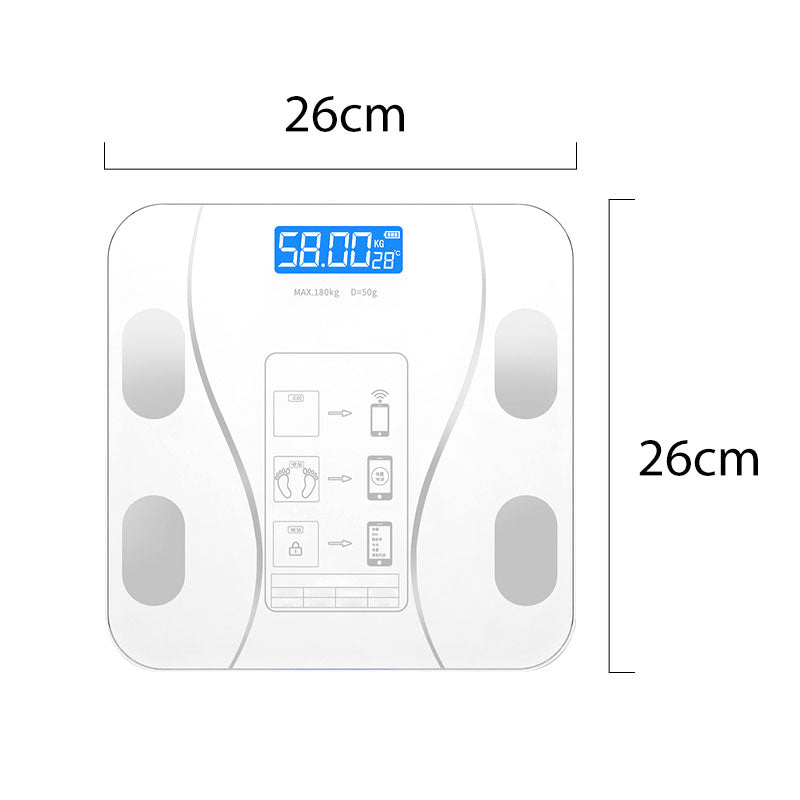 ❤️Smart Body Fat Scale – Know your numbers, track your health! Measures weight & body fat easily. Large display, auto-on. Your wellness companion. 🩺📊
