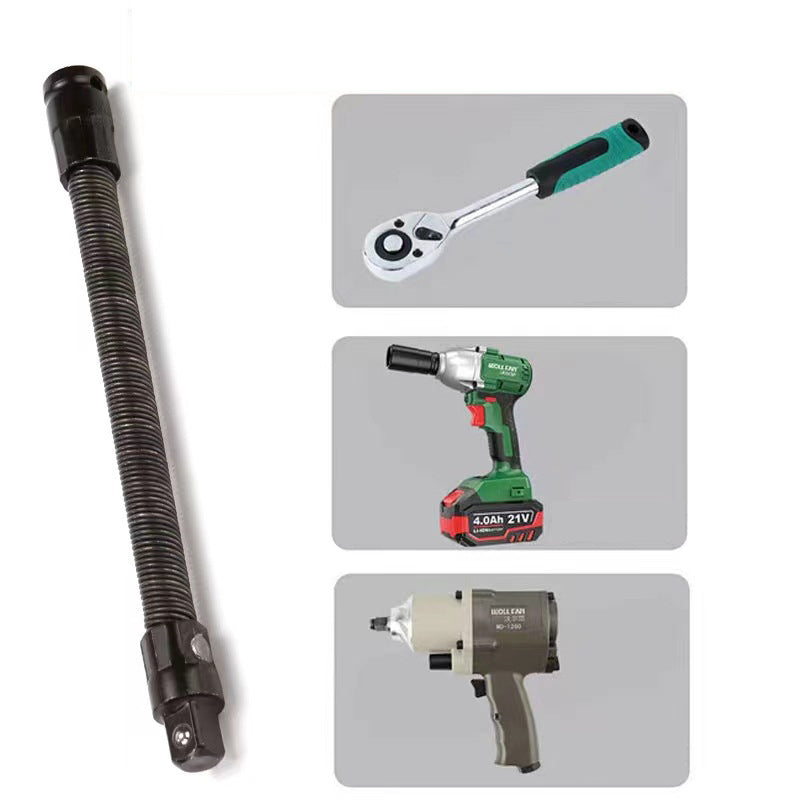 🔧 🔩 1/2" Flexible Socket Extension Bar – Conquer Tight Spaces, Durable Construction & Universal Fit 🛠️