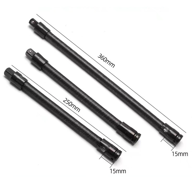🔧 🔩 1/2" Flexible Socket Extension Bar – Conquer Tight Spaces, Durable Construction & Universal Fit 🛠️