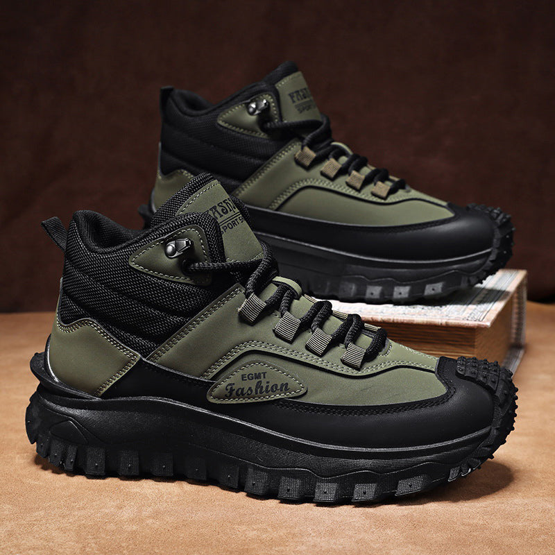 Retro Hiking Boots - Waterproof & Outdoor Friendly