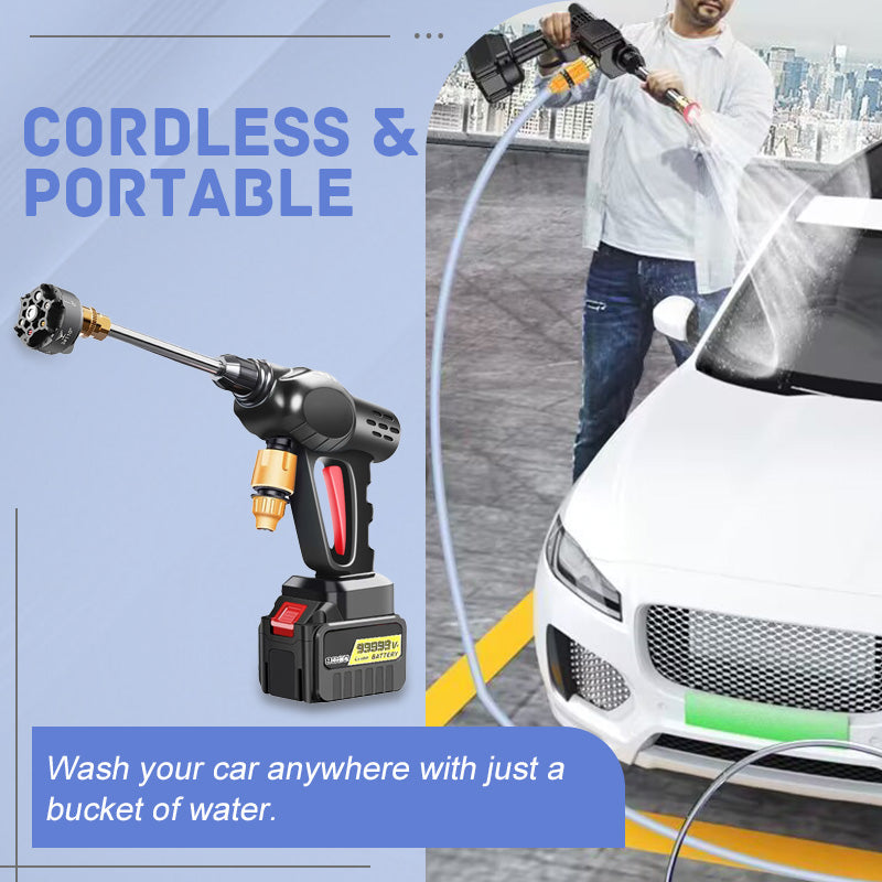 🧼🚗 Portable High-Pressure Car Washer – 1500W Motor, Adjustable Spray Modes & Lightweight Design for Home and Auto Use 💦