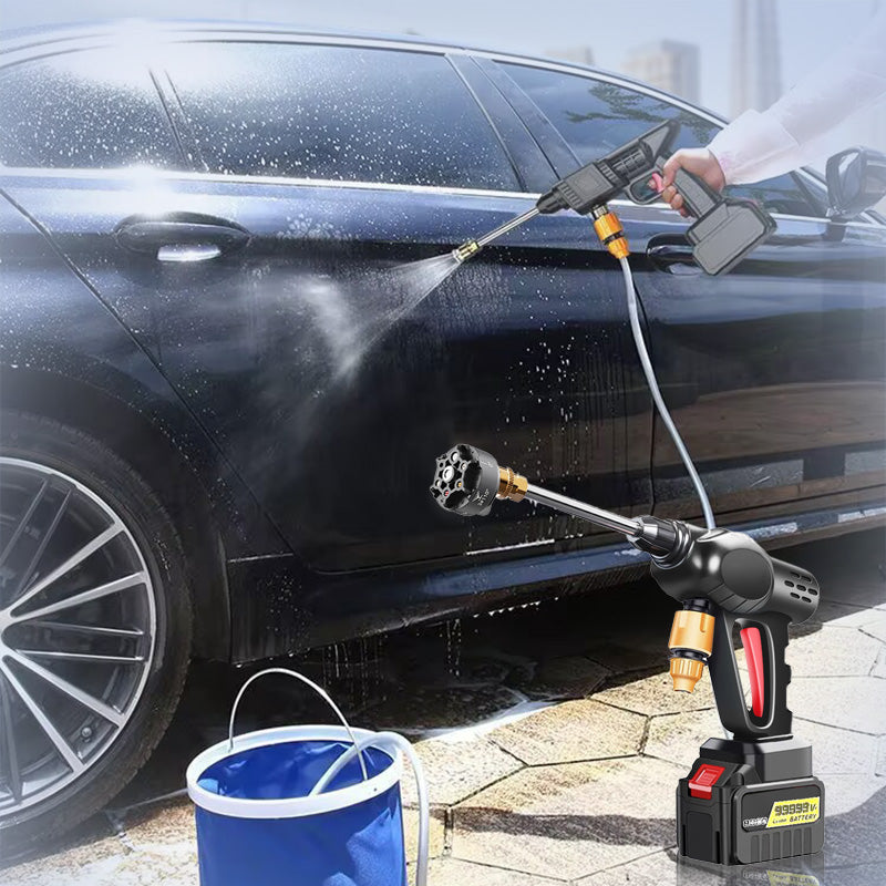 🧼🚗 Portable High-Pressure Car Washer – 1500W Motor, Adjustable Spray Modes & Lightweight Design for Home and Auto Use 💦