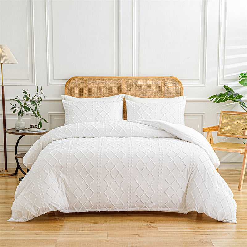 🎄Christmas Luxury Gift｜3-Piece Cutwork Bedding Set - Wrap Your Loved Ones in Holiday Elegance 🛏️🎁