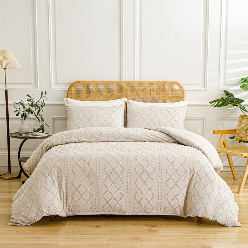 🎄Christmas Luxury Gift｜3-Piece Cutwork Bedding Set - Wrap Your Loved Ones in Holiday Elegance 🛏️🎁