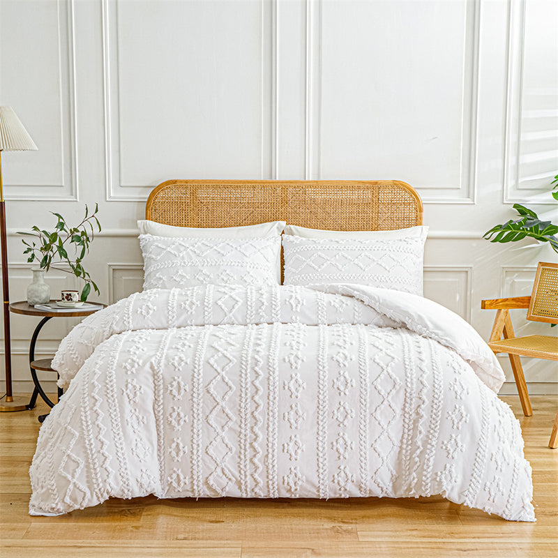 🎄Christmas Luxury Gift｜3-Piece Cutwork Bedding Set - Wrap Your Loved Ones in Holiday Elegance 🛏️🎁