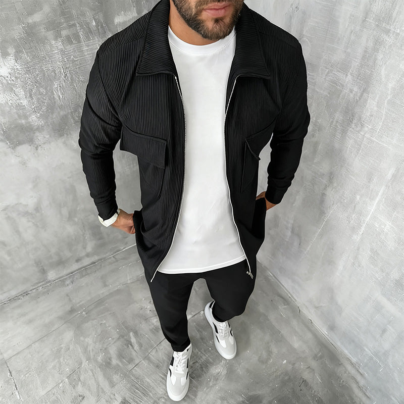 🔥Men’s Minimalist Jacket & Pants 2-Piece Set