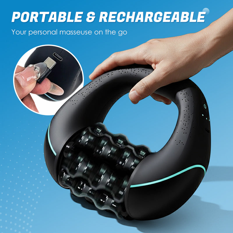 Electric Handheld Rolling Massager