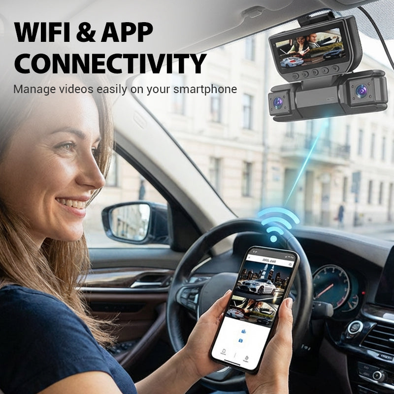 🚗📹 4-Channel 360° Dash Cam – Full Coverage Recording, Night Vision & Parking Monitor 🛡️