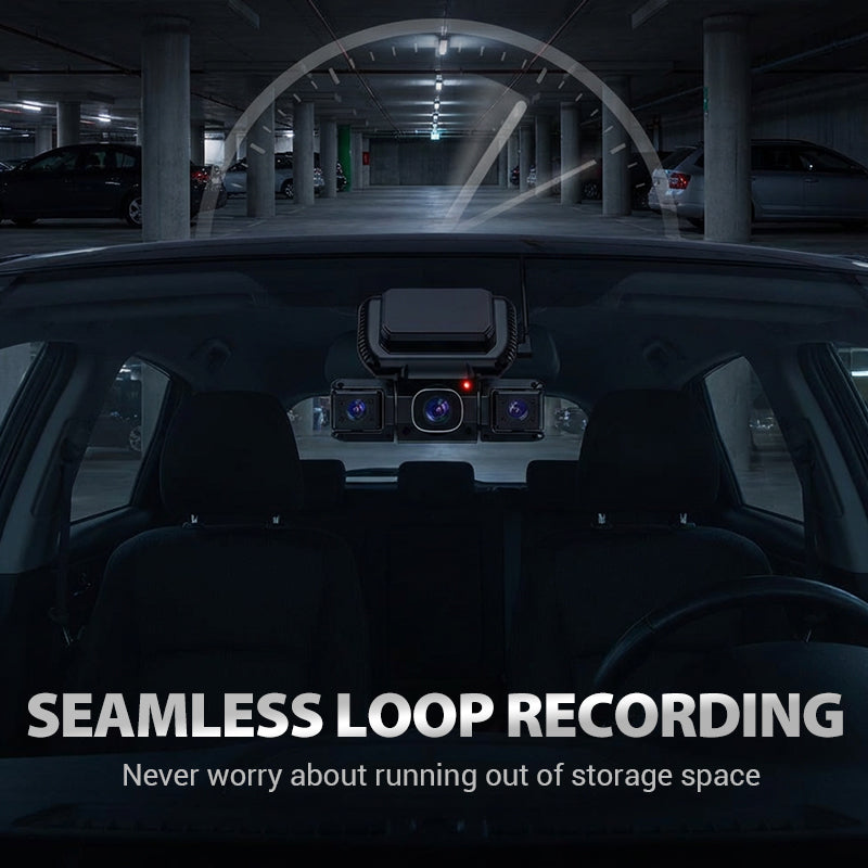 🚗📹 4-Channel 360° Dash Cam – Full Coverage Recording, Night Vision & Parking Monitor 🛡️