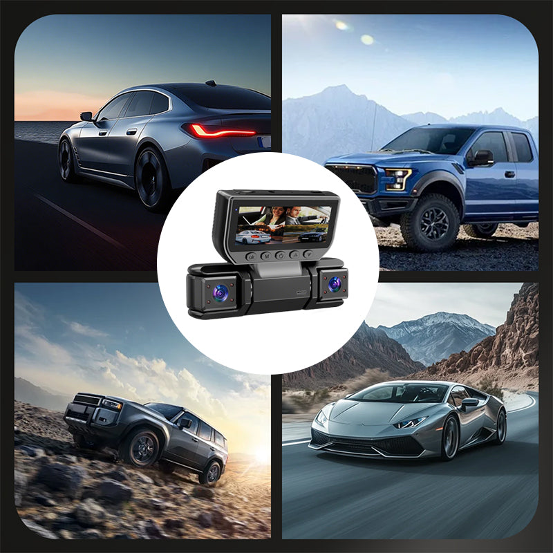 🚗📹 4-Channel 360° Dash Cam – Full Coverage Recording, Night Vision & Parking Monitor 🛡️