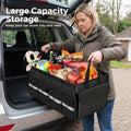 Foldable Car Trunk Storage Organizer with Lid