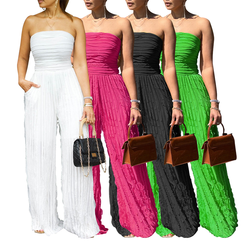 🥂Strapless Statement Jumpsuit | Turn Heads at Every Party ✨
