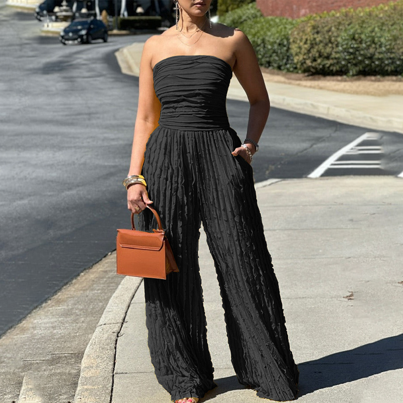 🥂Strapless Statement Jumpsuit | Turn Heads at Every Party ✨