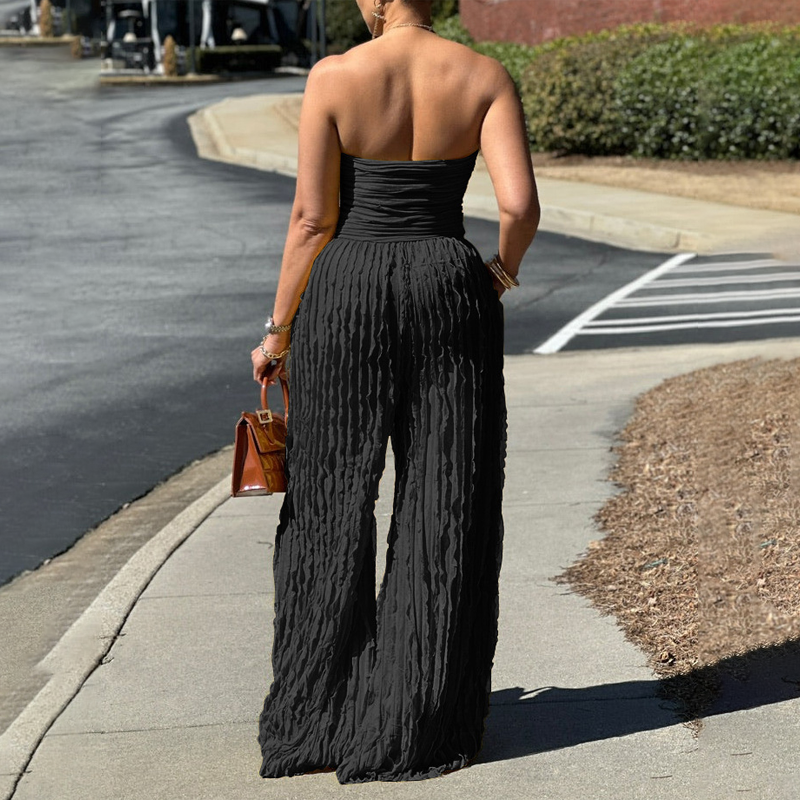 🥂Strapless Statement Jumpsuit | Turn Heads at Every Party ✨