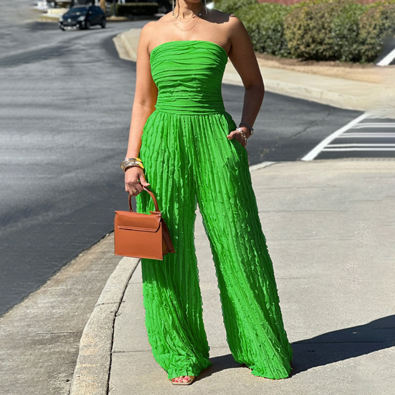 🥂Strapless Statement Jumpsuit | Turn Heads at Every Party ✨