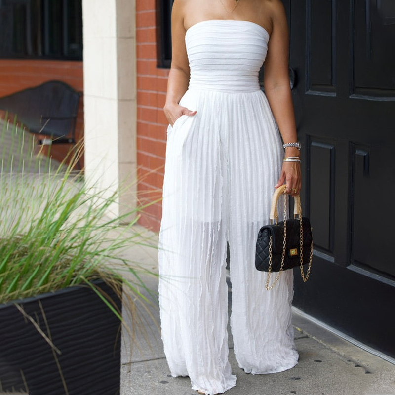 🥂Strapless Statement Jumpsuit | Turn Heads at Every Party ✨