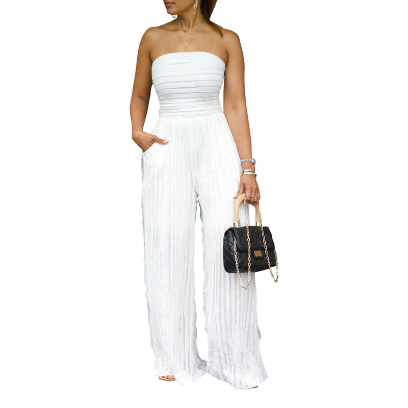 🥂Strapless Statement Jumpsuit | Turn Heads at Every Party ✨