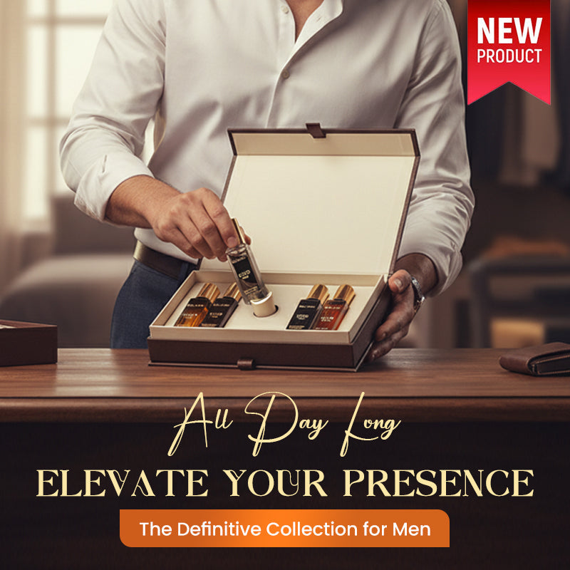 🎈Long-lasting men's perfume gift set (1 set with 4 bottles)