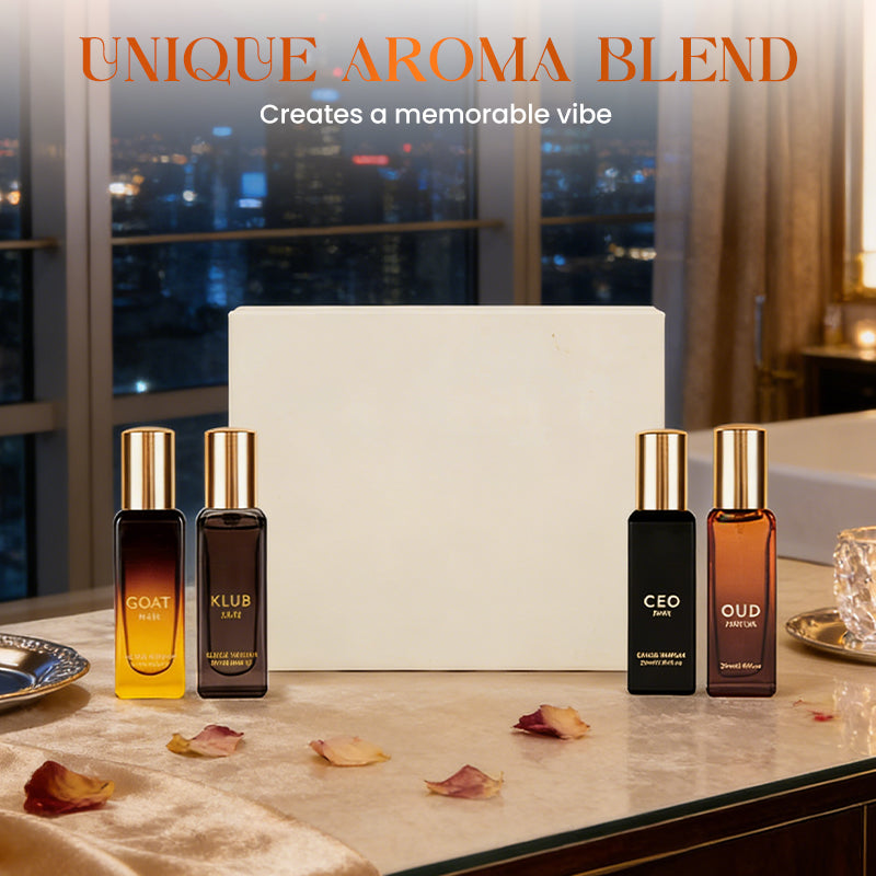 🎈Long-lasting men's perfume gift set (1 set with 4 bottles)