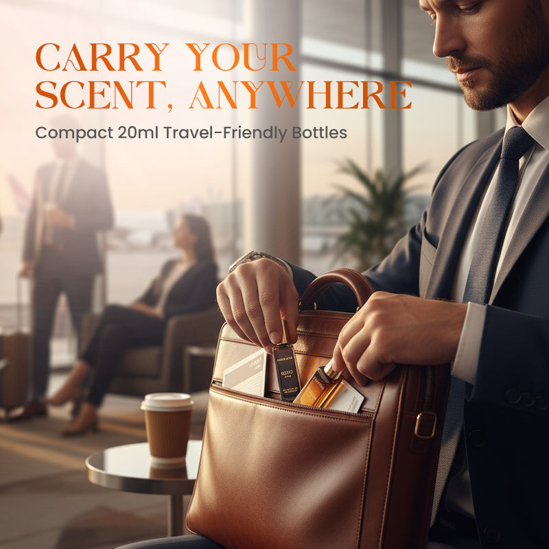🎈Long-lasting men's perfume gift set (1 set with 4 bottles)