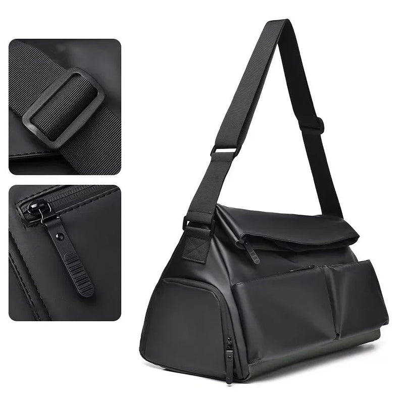 Waterproof Travel Duffel Bag with Shoe Compartment