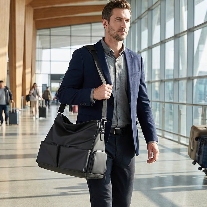 Waterproof Travel Duffel Bag with Shoe Compartment