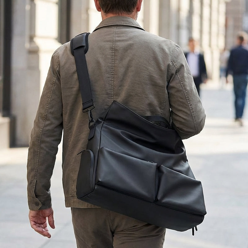 Waterproof Travel Duffel Bag with Shoe Compartment