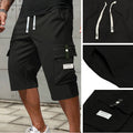 ⏳Men's Casual Drawstring Capri Cargo Pants