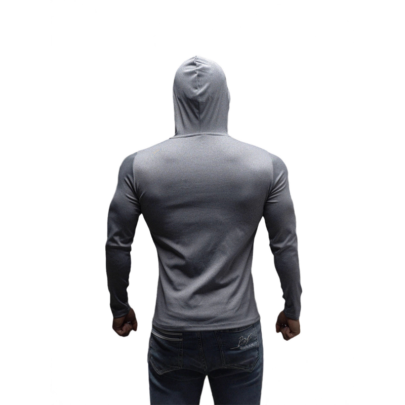 🎁 Men's Stretch-Fit Long Sleeve Fitness Hoodie