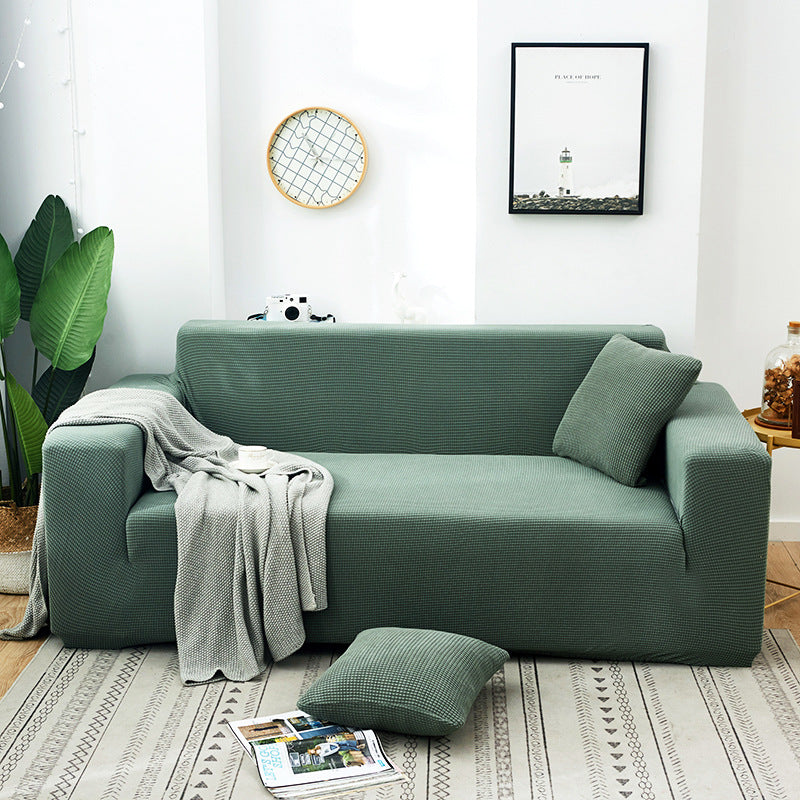 Jacquard Knitted Stretch Sofa Cover