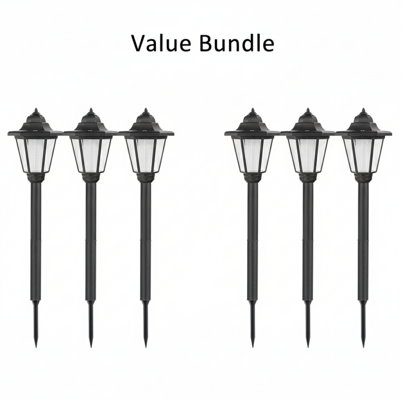 🏡 HOT SALE! ⚡ Vintage Solar-Powered Hexagonal Garden Lights – Auto On/Off, Waterproof, Retro Design, Energy Saving & Perfect for Patio Yard Pathway Decor ✨