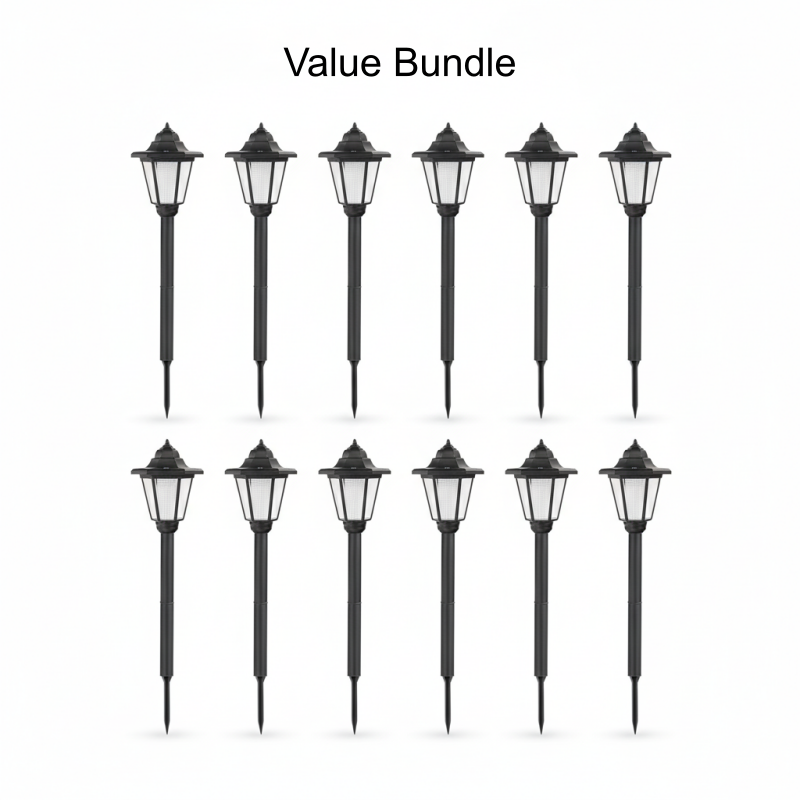 🏡 HOT SALE! ⚡ Vintage Solar-Powered Hexagonal Garden Lights – Auto On/Off, Waterproof, Retro Design, Energy Saving & Perfect for Patio Yard Pathway Decor ✨