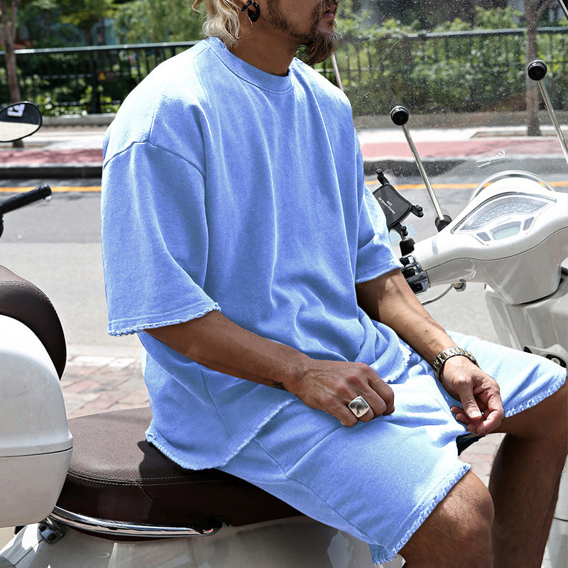 💎 SOLID COLOR SPORTS SETS! 💎 Moisture-Wicking Comfort, Loose Fit & Perfect for Gym to Street 🏃‍♂️👕