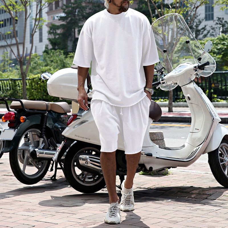 💎 SOLID COLOR SPORTS SETS! 💎 Moisture-Wicking Comfort, Loose Fit & Perfect for Gym to Street 🏃‍♂️👕