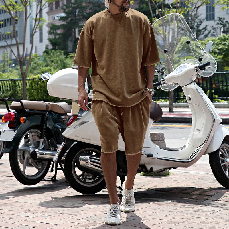 💎 SOLID COLOR SPORTS SETS! 💎 Moisture-Wicking Comfort, Loose Fit & Perfect for Gym to Street 🏃‍♂️👕